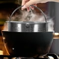 thumbnail image 4 of OULII Home Use Stainless Steel Vegetable Steamer Basket Easy to Clean Metal Steamer, 4 of 7