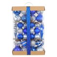 thumbnail image 1 of 74 piezas de bolas de Navidad de colores variados para decoración navideña, bolas colgantes para árbol de Navidad B, 1 of 14