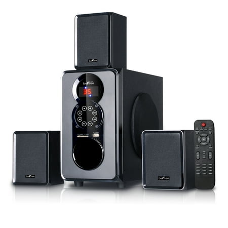 beFree Sound BFS-55 3.1 Channel Surround Sound Bluetooth Speaker System in (Best Surround Sound System Uk)