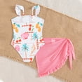 thumbnail image 4 of Shadoumai One Piece Swimsuit for Girls 14-16 Front Criss Cross Tankini Sets Quick Dry & Stretchy Contrasting Trim Bathing Suit Modest Swimwear with Chest Pad, 4 of 8
