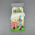 thumbnail image 2 of Ambesonne Colorful Bedding Set 4 Pcs, Clown Inflatable Ball, Queen, Multicolor, 2 of 3