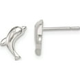 thumbnail image 1 of Sterling Silver Dolphin Earring (6 X 8) Made In India qe688, 1 of 5