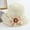 Beige, variant on AirLoni Women Bucket Hat French Retro Handmade Woven Bowknot Hat Ruffled Bowknot Decor Wide Brim UV Protection Foldable Breathable Lightweight Casual Sun Hat Beige,One Size