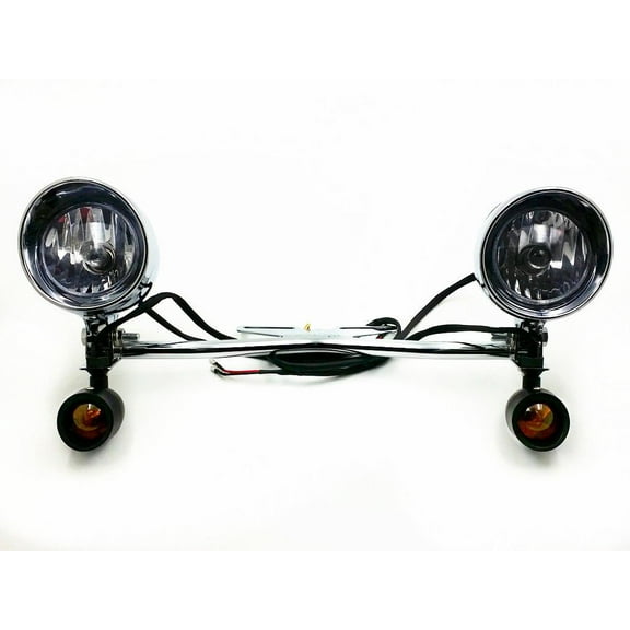 Driving Passing Turn Signal Spot light Bar For Honda Shadow VT Harley Softail Touring Cruiser FL Suzuki Cruiser C M 50 90 Touring Yamaha Road Royal V Star Cruiser Kawasaki Vulcan Class