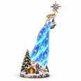 thumbnail image 3 of Christmas Shelf-Edge Lighted Scene Decor, Glowing Holiday Shelf Display for Christmas, Magical Waterfall String Light Christmas Tabletop & Bookshelf Decor for Cabinet & Fireplace (D), 3 of 6