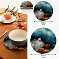 thumbnail image 3 of SKYSONIC Cute Pumpkins Monster Pot Holders Trivets, 2 Pcs Heat Resistant Trivets,Halloween Night Cotton Thread Weave Mats for Hot Pads Pans Pot Bowl Teapot for Kitchen Decor, 3 of 7