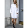 thumbnail image 2 of LAICAIW Robe Chandail Longue Ample à Col Roulé Oversize pour Femmes, 2 of 7