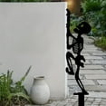 thumbnail image 4 of Halloween Metal Stakes Outdoor Decor Black Skeleton Silhouette Yard Decorations 14.57'' Spooky Skull Lawn Stakes for Halloween Garden Patio Pathway Autumn Decorative Stakes, 4 of 7