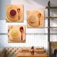 thumbnail image 3 of wall26 3 Panel Canvas Wall Art Delicious Food Pictures Home Wall Decorations for Bedroom Living Room Paintings Canvas Prints Framed - 24" 24" x3 Panels, 3 of 4
