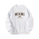 thumbnail image 2 of Sudadera con Cuello Redondo para Mujer Otoño Invierno Casual Ajuste Holgado Moda Manga Larga Cuello Redondo Jersey Tops para Viajes Oficina Blanco XL, 2 of 8