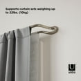 thumbnail image 3 of Umbra Midnight Expandable Double Blackout Curtain Rod 42-120", 3 of 10