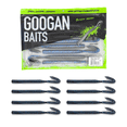 thumbnail image 2 of Googan Baits Blazin Worm 6 in Chartreuse Pepper Green Fleck Soft Plastic Fishing Lure, 8 Count, 2 of 8