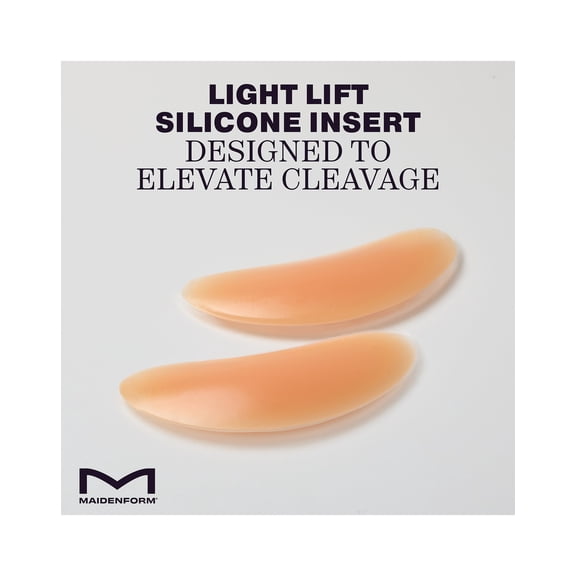 Maidenform Light Lift Silicone Bra Inserts Warm Beige OS