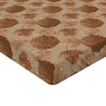 thumbnail image 4 of Ambesonne Autumn Leaves Fitted Sheet, Grunge Romantic Leafy, Queen Size, Dark Khaki Fawn, 4 of 5