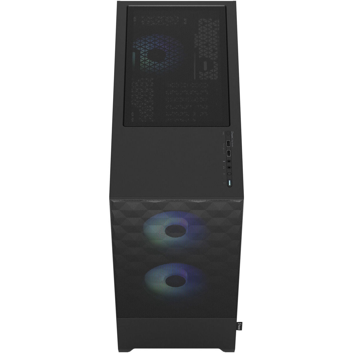 Fractal Design Pop Air RGB Black TG ATX High-Airflow Clear Tempered Glass Window Mid Tower Computer Case