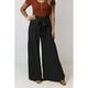thumbnail image 2 of Pantalones Anchos De Pierna, Vendaje Transpirable Drapeado Cintura Alta Mujeres Pantalones Sueltos Para Oficina Para Vacaciones ANGGREK Otros, 2 of 8