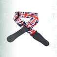 thumbnail image 3 of Shisuyan 1 Pce Sangle de Guitare Basse Réglable Polyester Union Drapeau pour Amateurs de Musique, 3 of 8