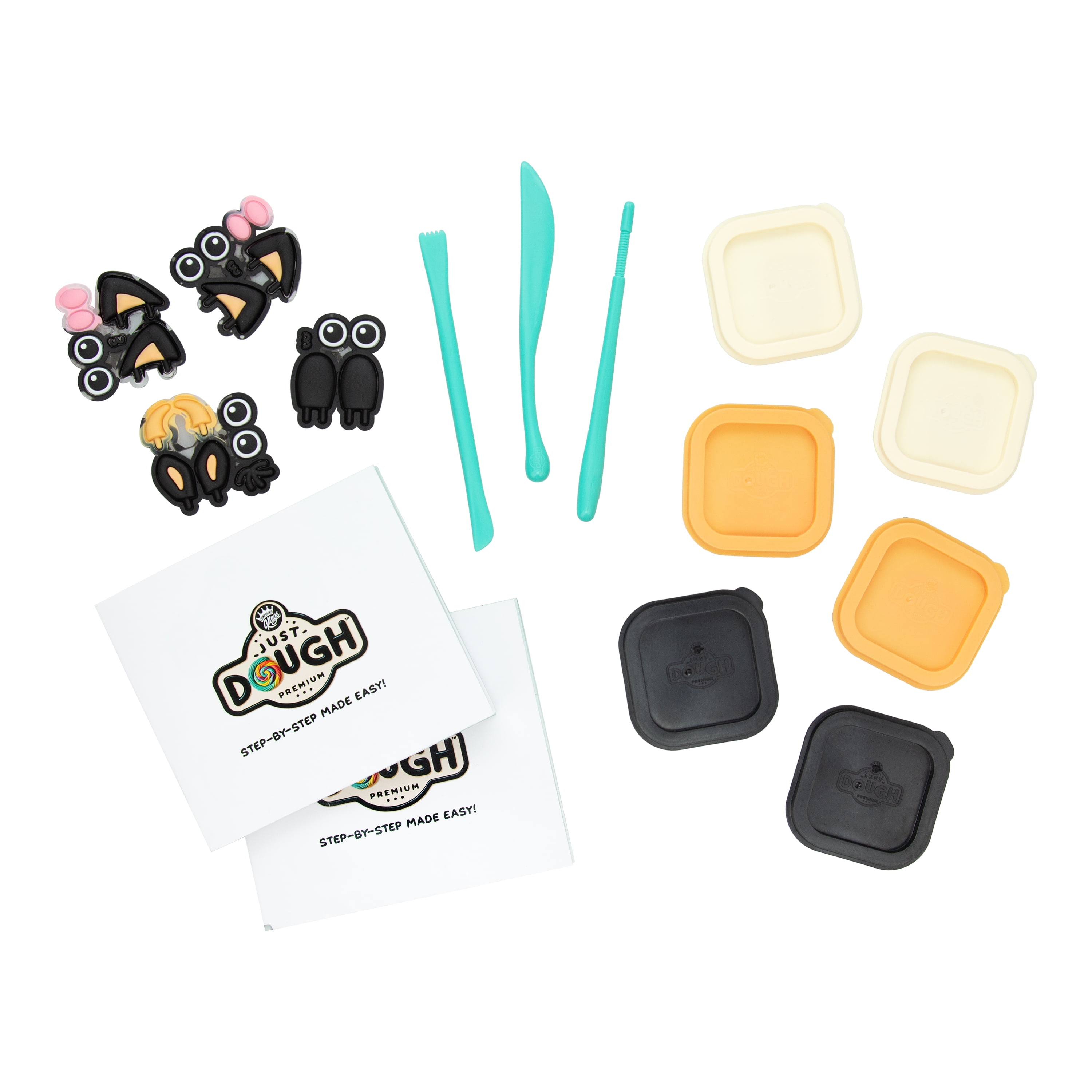 Compound Kings, Just Dough, Play Dough, Cow Character Pack, Multicolor, Children Ages 3+