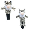 thumbnail image 4 of DYNWAVECA 2 Pieces Club Head Covers Animal Novelty Protection Sleeves, 4 of 10