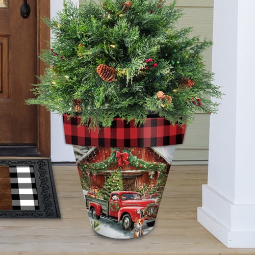 Briarwood Lane Country Christmas Large Planter
