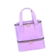 thumbnail image 1 of Bolsa de almacenamiento de esmalte de uñas de 2 niveles con capacidad para 30 botellas, bolsa de viaje para llevar violeta, 1 of 9