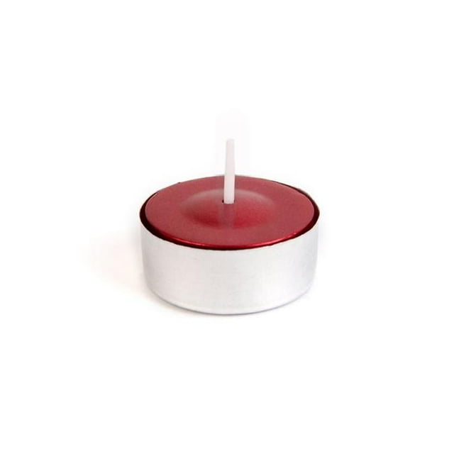 Jeco CTZ-042 50 Piece Metallic Red Tealight Candles