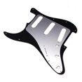 thumbnail image 4 of Pickguard 11 Hole 3 Single-coil 1 Ply Scratch Plate Guitar Ply Black, 4 of 7