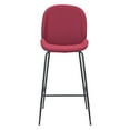 thumbnail image 5 of ZUO Miles Barstool Red, 5 of 5