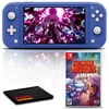 Nintendo Switch Lite (Blue) Gaming Console Bundle with No More Heroes 3