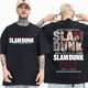 thumbnail image 1 of Camisetas de algodón de Slam Dunk para hombre, camisa informal de gran tamaño con estampado de Shohoku Sakuragi Hanamichi, Top de Manga corta Unisex, 1 of 4