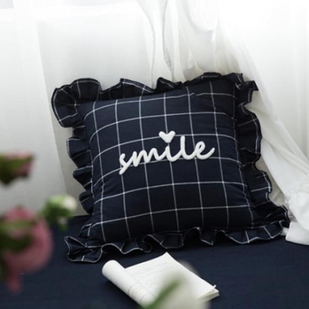 Funda de Cojín Almohada Sofá Cama Elegante Complimentos de Decoración Habitacion Azul Yotijar Funda de cojín para almohada