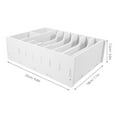 thumbnail image 2 of Raindrops Desktop Receipt Organizer White Foam MultiGrid Cash Holder for Easy Storage Use 10.5 x 8 x 5.5 Inches, 2 of 8