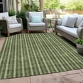 thumbnail image 6 of Addison Rugs Chantille Indoor/Outdoor Transitional Stripes Olive Washable Rectangle Rug, 10' x 14', 6 of 6
