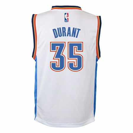 Authentic Nba Basketball Jersey - Kevin Durant Oklahoma City Thunder NBA Adidas White Official Home Replica Basketball Jersey For Toddler