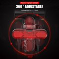 thumbnail image 3 of USB Bike Tail recargable LED luz impermeable bicicleta trasera luz roja JShteea El nuevo, 3 of 7