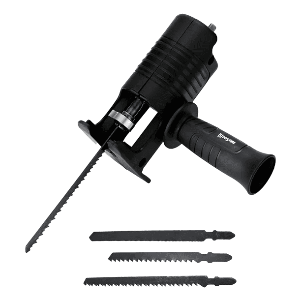 Adaptador Taladro Bloosom Sierra Sable Reciproca Convertidor Cambio Negro