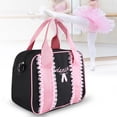 thumbnail image 4 of Bolso de Baile para Niñas Con Zapatos de Punta Bordados, Libro A4, Teléfono, Forro de Satén, Correa para El Hombro, Ideal para Ballet, Baile y Baloncesto, 4 of 7