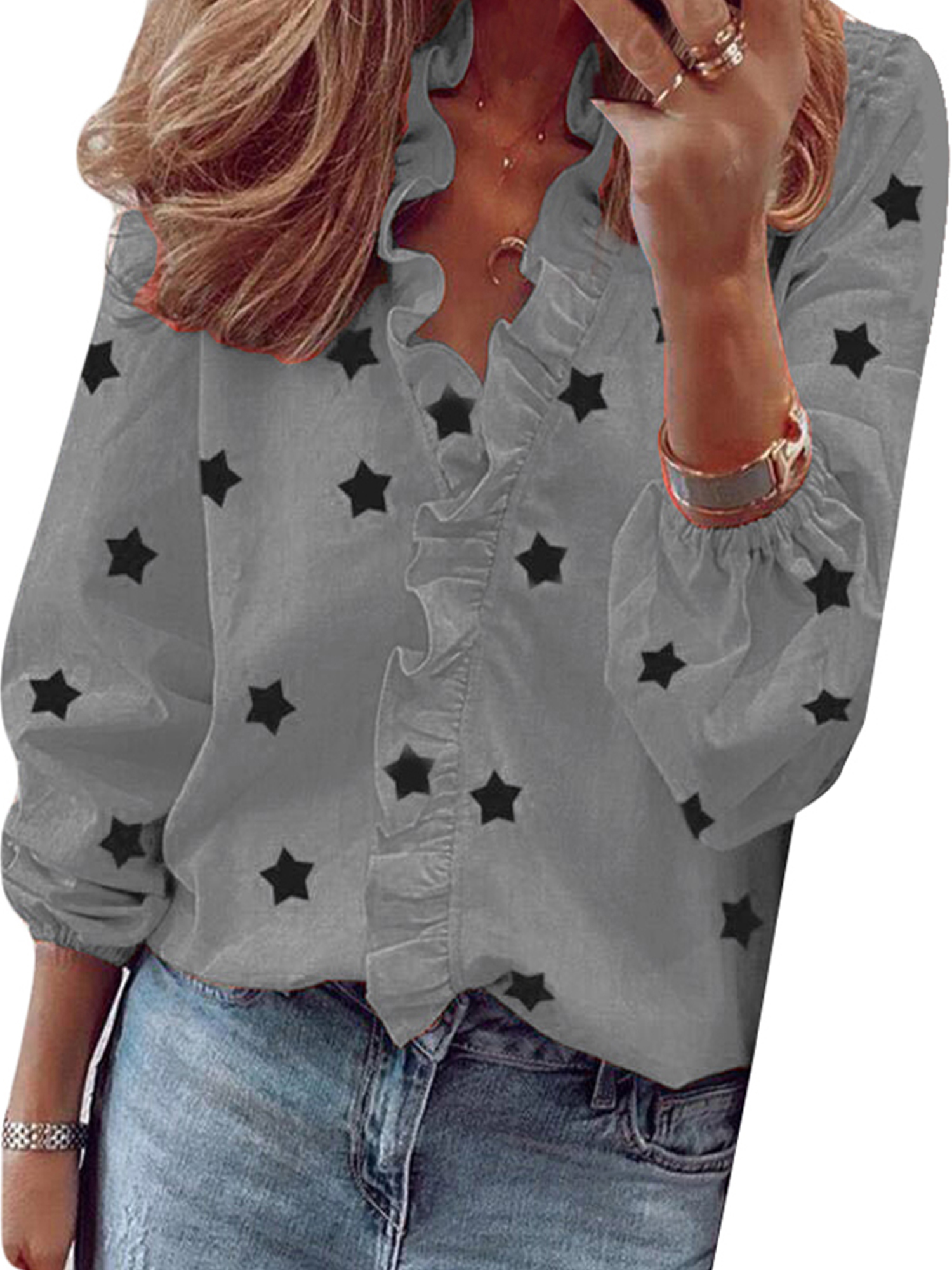 lantern sleeve sweatshirt