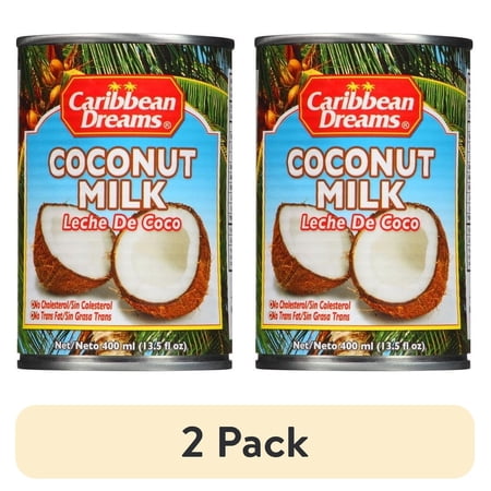 (2 pack) Caribbean Dreams Coconut Milk, 13.5 fl oz