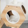 thumbnail image 3 of Petpals 44" Wooden Cat Tree with Condo and Cat Scratching Post with Free LED-Ball, 3 of 10