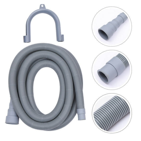 LOLIPPYY Light Grey Washer Hose Extension 1 Piece 117.90 x 0.98 x 0.98 Inches