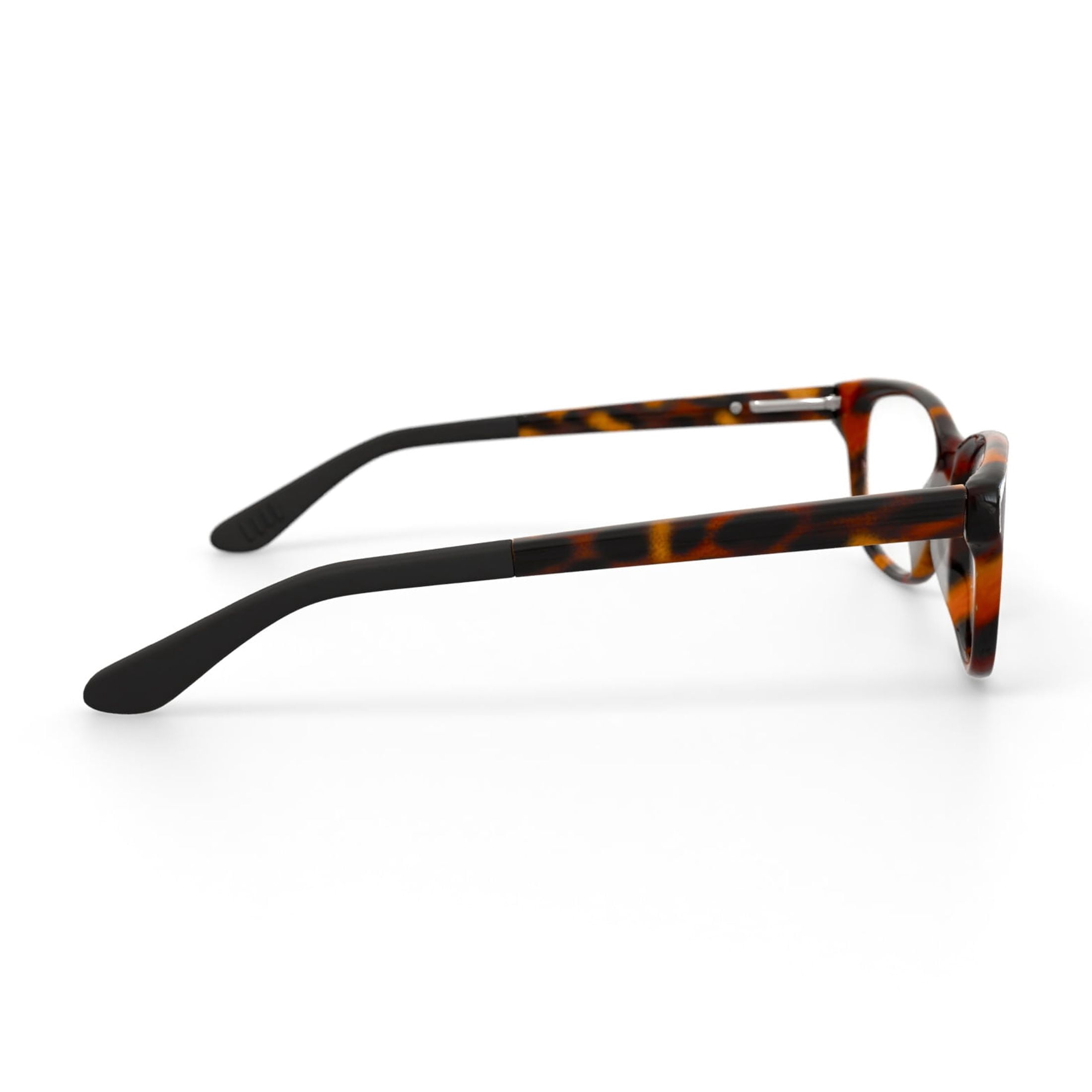 Jonas Paul Youth Miles/Maddie Square Prescription Eyeglasses with Case, Brown Tortoise