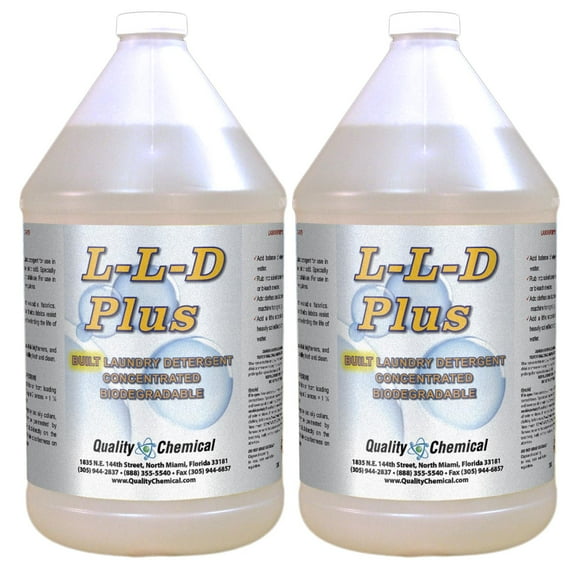 L-L-D PLUS - concentrated BUILT laundry detergent - 2 gallon case