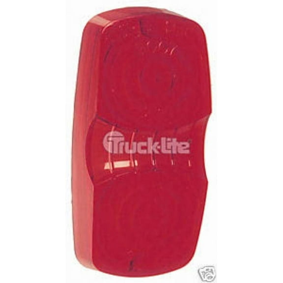 Lens for Red Two Bulb 4" x 2" Side Marker Lights (1 per pack)