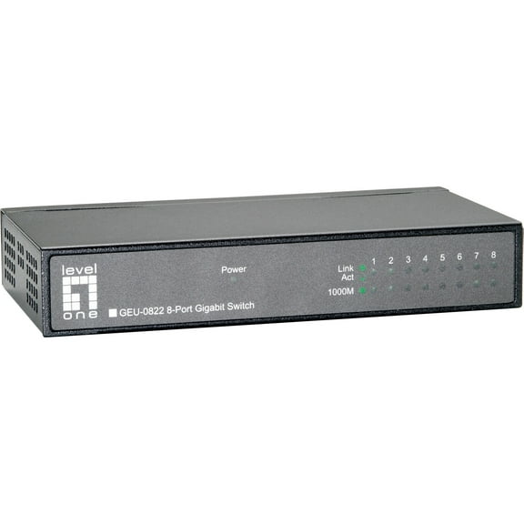 LEVELONE 8PORT GIGABIT ETHERNET SWITCH