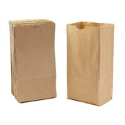 Hygloss Brown Paper Gseted Flat Bottom Lunch Bags-Party Favors, Puppets, Crafts & More, Large (6 x 3.5 x 11.25 Inch), Natural/Kraft