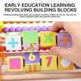 thumbnail image 5 of Stijggn Color Stack Game Wooden Sorting Stacking T+oys - Montessori Logic Puzzle Game, Color Matching & Fine Motor Skills Educational Learning Gift for Tod*dlers Family Fun, Parties & Game Nights, 5 of 9