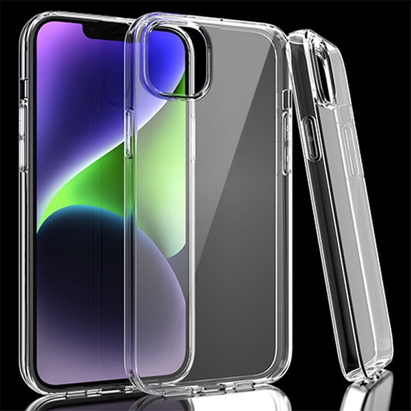 Kaleidio Case For iPhone 14 Plus (6.7") [Wrap] Flexible See-Thru TPU Gel Slim Fit Skin Cover [Frosted Clear]