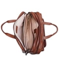 thumbnail image 2 of McKlein Mens IRVING PARK 15.6" Leather Double Compartment Laptop Case in Brown, 2 of 8