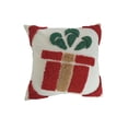 thumbnail image 1 of Decoraciones de Navidad Al Aire Libre Funda de Almohada de Navidad Funda de Almohada con Árbol de Navidad Y Patrones de Campana Aproximadamente 18x18 Pulgadas Adecuado para Decoraciones de Navidad, 1 of 6